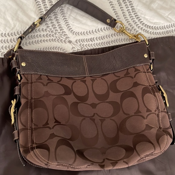 Coach purse - brown - Picture 2 of 10